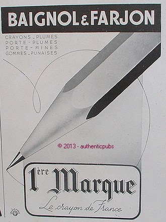 Publicite baignol farjon - baignol, &
