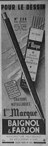 Publicité 1950 baignol - baignol, &
