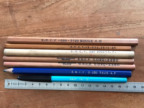 Vintage crayon train sncf - crayon,
