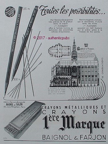 Publicite baignol farjon - baignol,