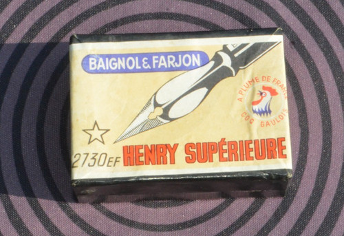 Boite plumes scellée henry - boite,