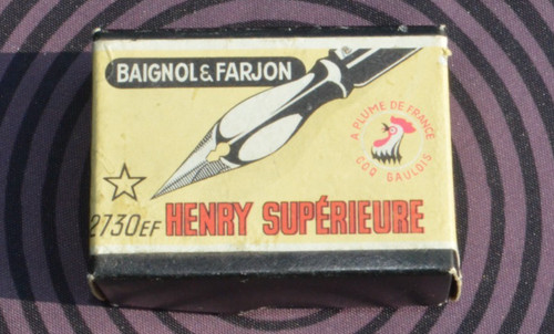 Boite plumes henry - boite,